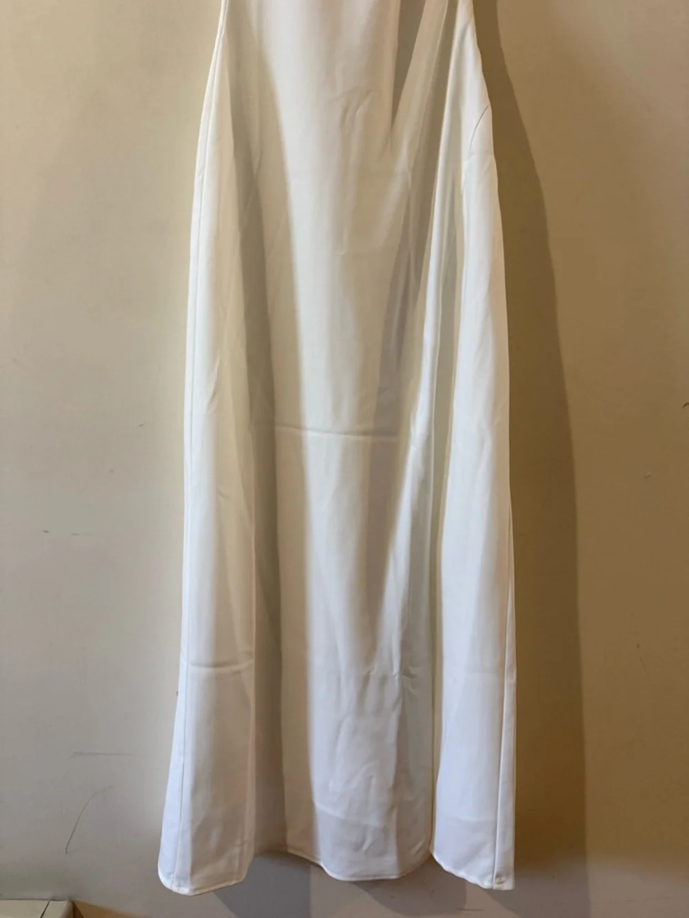Lulu's white cowl neck halter dress - Picture 5 of 9